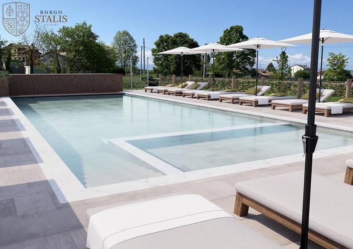 Resort per 5 persone, con giardino e piscina nonché panorama in Friuli-Venezia Giulia