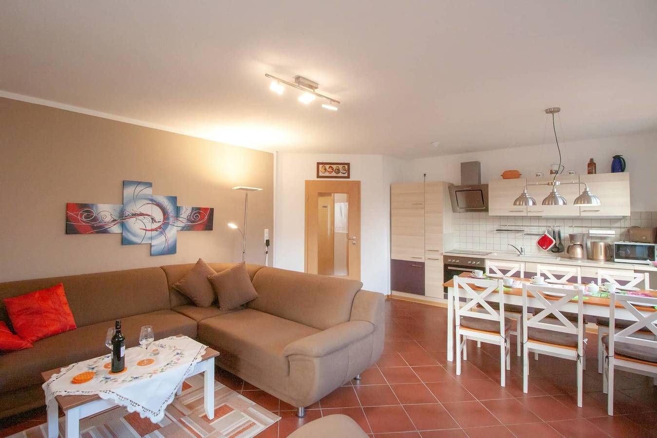 Ganze Ferienwohnung, Abendsonne in Fleeth, Mirow