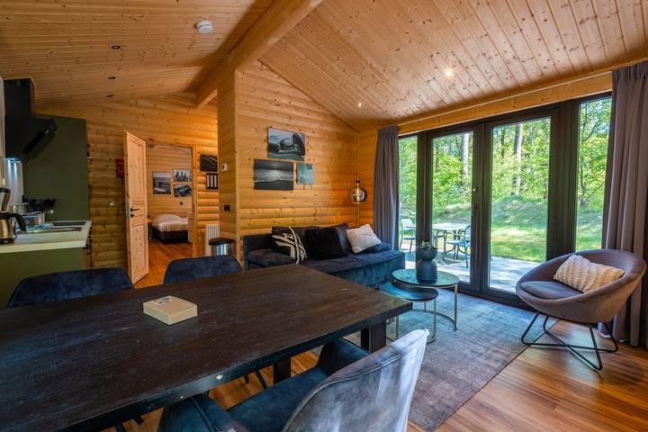 Lodge für 2 Personen, mit Balkon/Terrasse und Terrasse sowie Garten und Sauna in Drenthe - 4