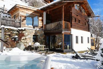 Chalet für 10 Personen, mit Sauna und Whirlpool sowie Garten in Südtirol