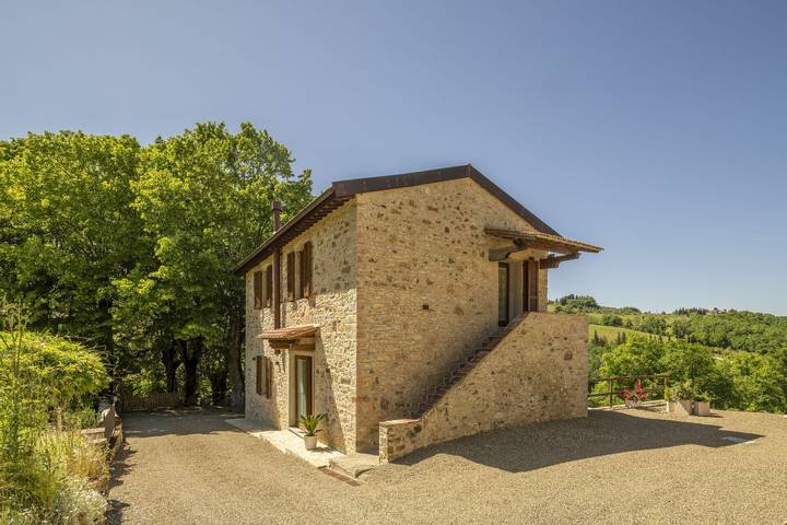 Ferieudlejning for 4 personer, med have i Castellina in Chianti