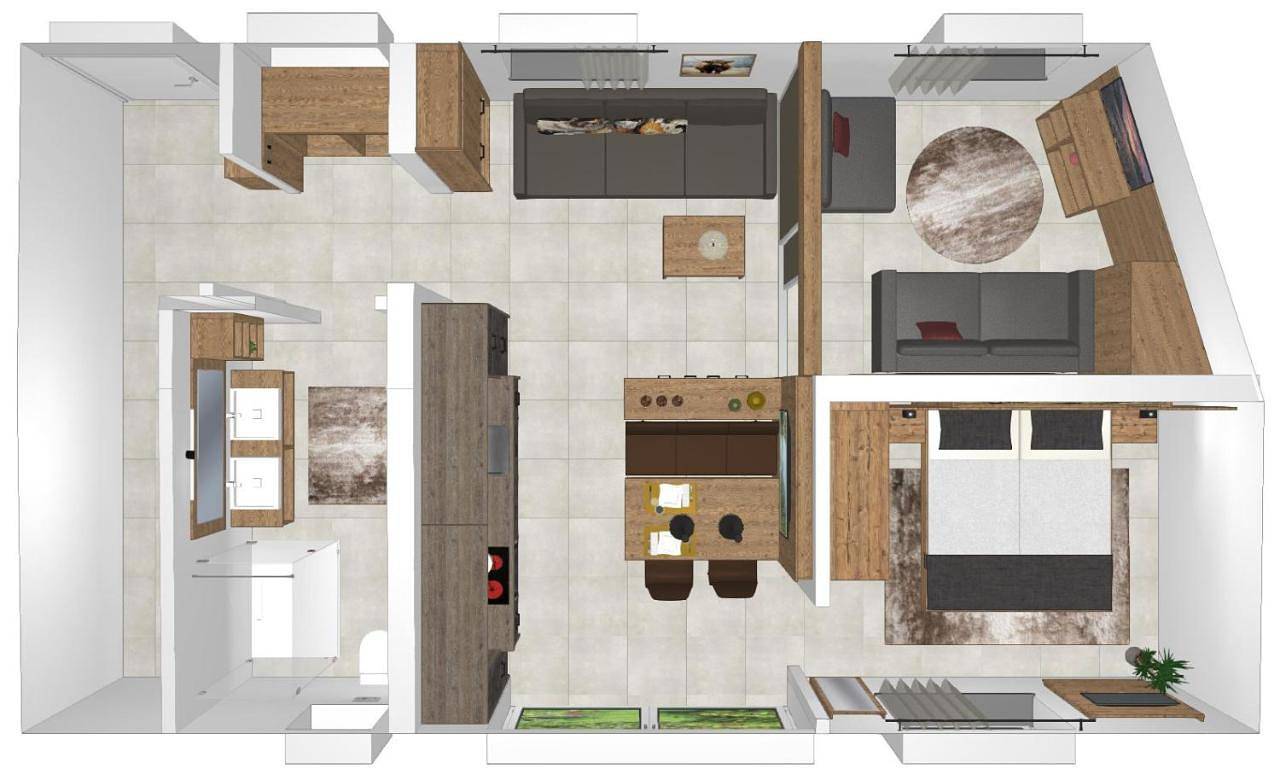Geheel appartement, Two-Bedroom Apartment in Lechtal Alps, Lermoos