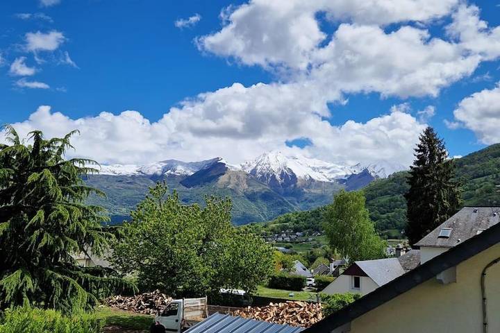 Appartement de vacances pour 8 personnes, avec Balcon ainsi que Jardin et Vue