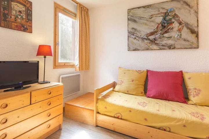 Apartamento entero, Apto. Acogedor Cerca de Pistas con Balcón y TV - Montchavin in Bellentre, La Plagne-Tarentaise