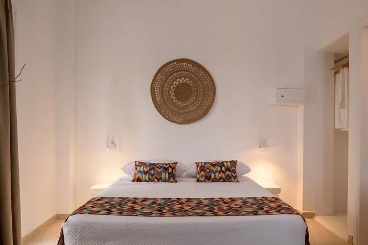 Maison d’hôte pour 2 personnes, avec balcon et vue à Perissa