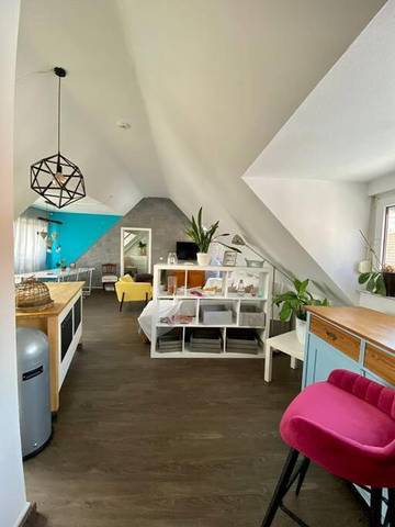 Gîte pour 4 personnes, avec balcon et vue, animaux acceptés à Rastatt