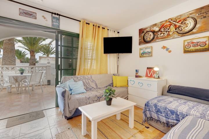 Ganze Wohnung, El Club de Arturo Apartment, free Wifi, free swimingpool in Südliche Bucht Costa Calma, Pájara
