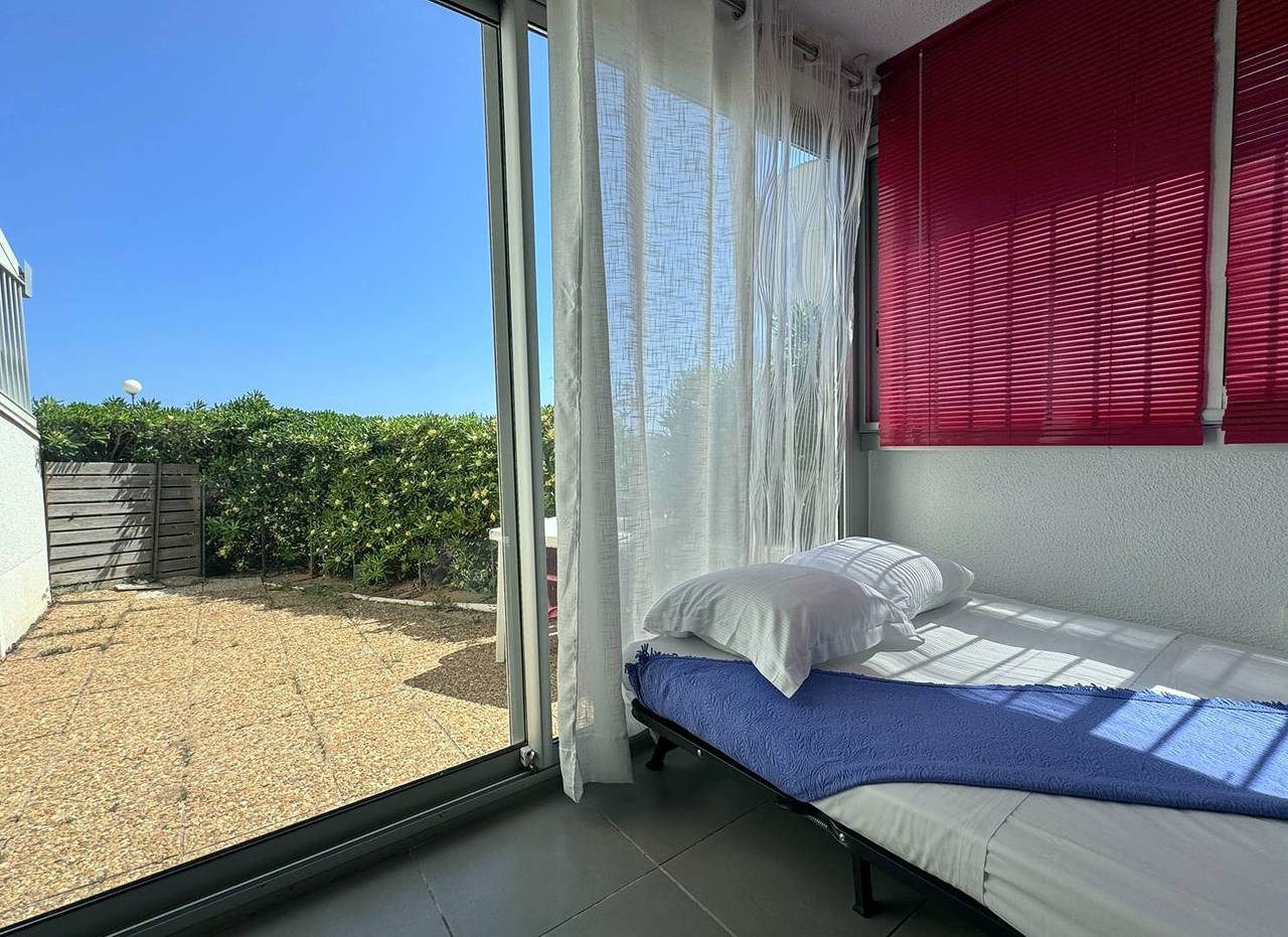Ganzes Studio, Studio für 2 Personen mit Balkon/Terrasse in Le Barcarès, Côte d'Améthyste