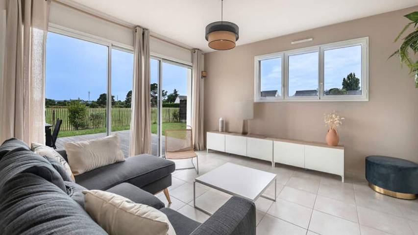 Appartement de vacances pour 9 personnes, avec jardin