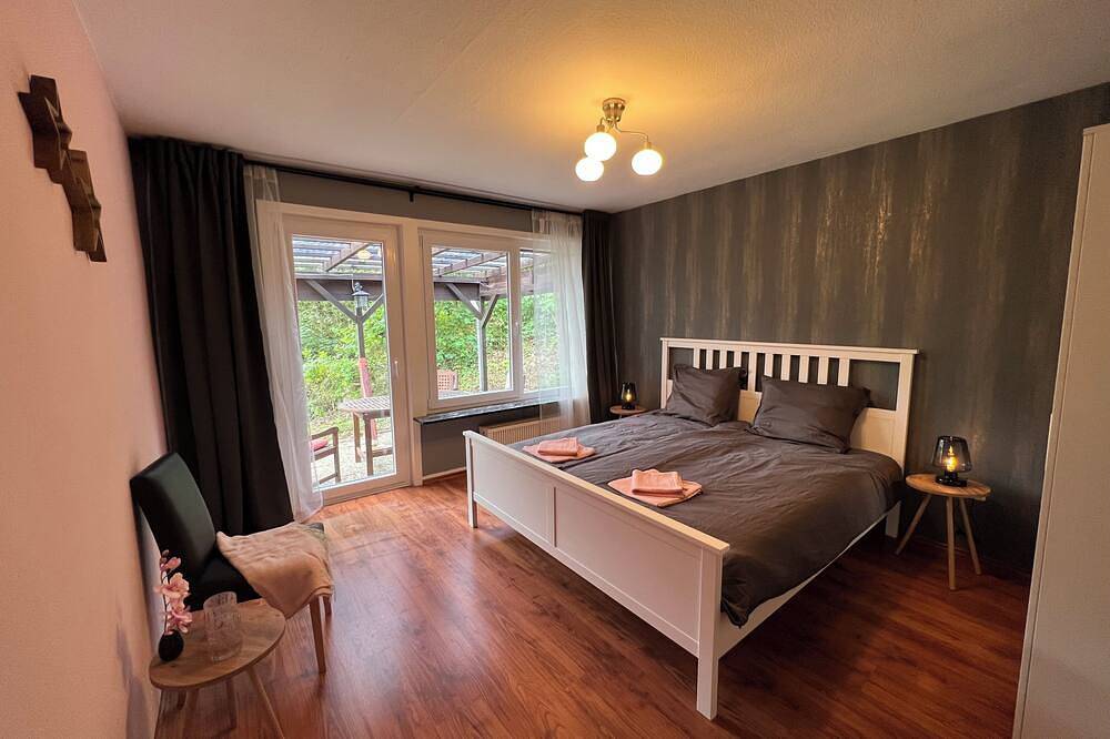 Platell Ferienhäuser, Gemütlichen Ferienhaus mit Sauna, kamin und super Ausblick in Wieda, Harzvorland