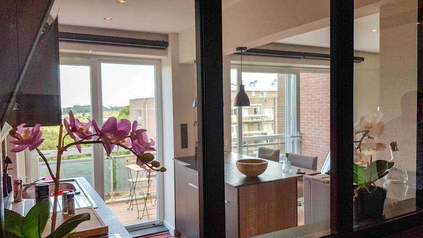 Gîte pour 3 personnes, avec Balcon ainsi que Terrasse et Vue à Wezembeek-Oppem
