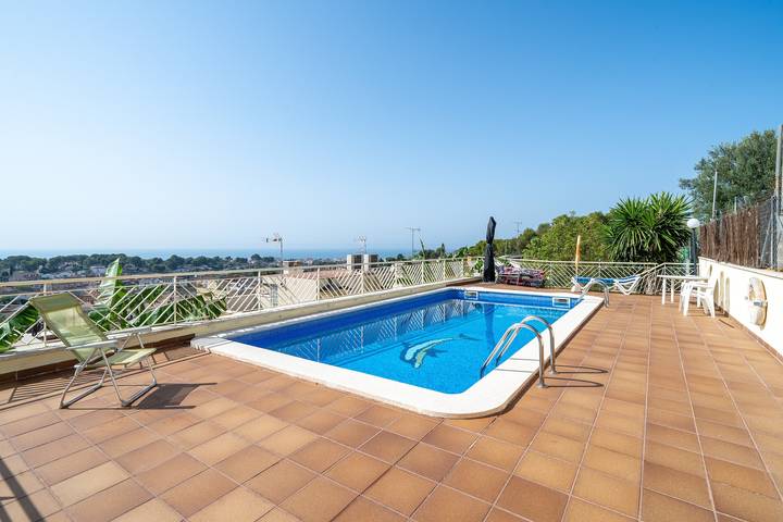Maison de vacances pour 9 personnes, avec Balcon à Calafell
