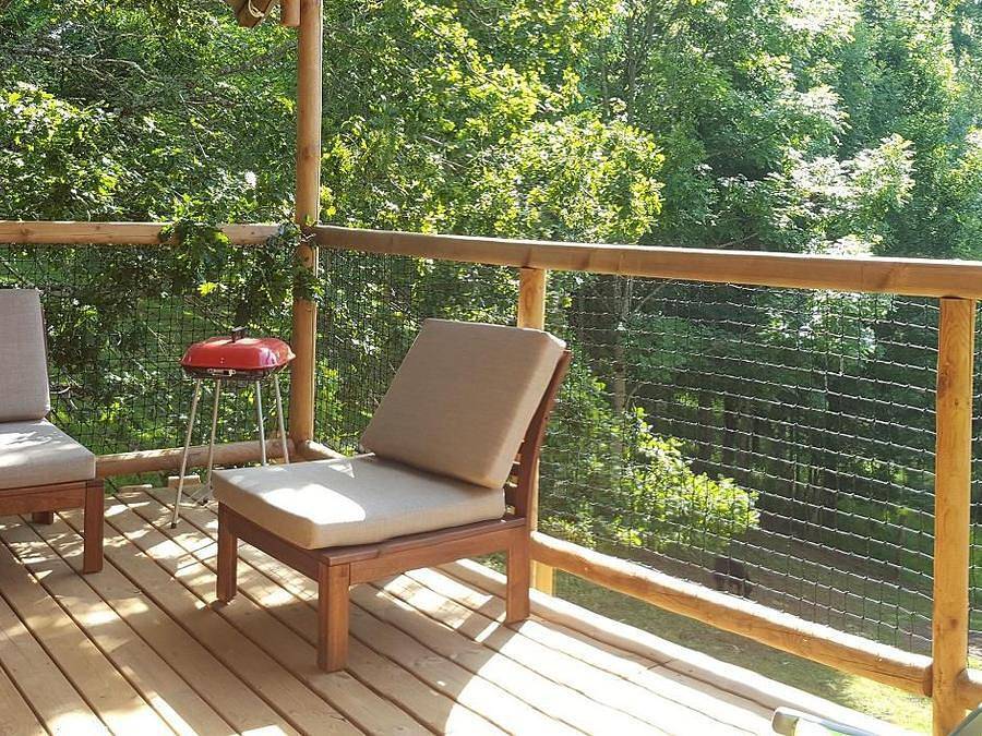 Camping L'Offrerie - Dordogne - Périgord noir - Alojamiento 5 personas - Cabaña en un árbol de 39 m² con 2 dormitorios - Llegada los sábados en julio y agosto in Rouffignac-Saint-Cernin-de-Reilhac, Périgord Noir