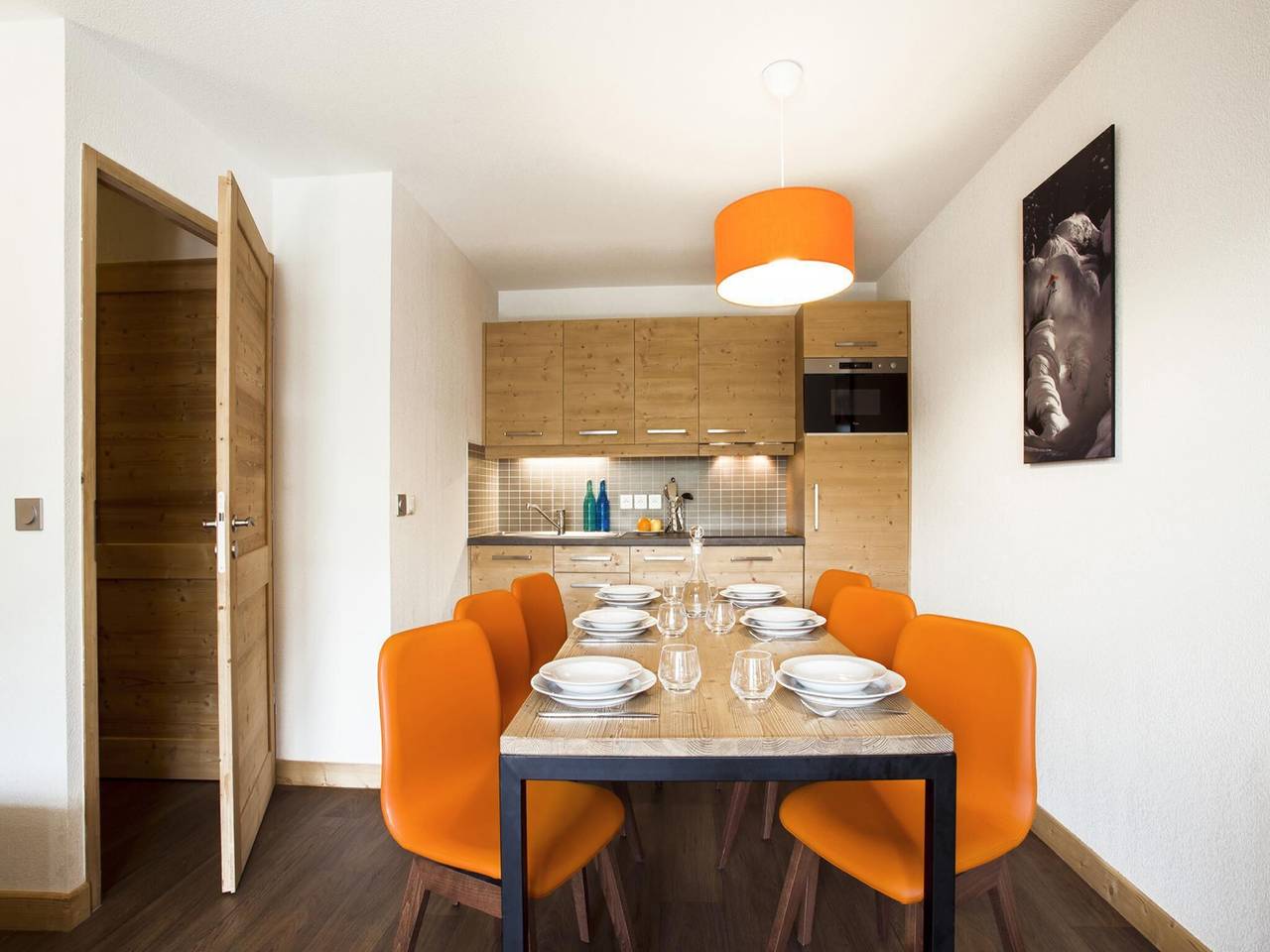 Geheel appartement, Chalet in Franse Alpen met Spa in Les Menuires, Saint-Martin-de-Belleville