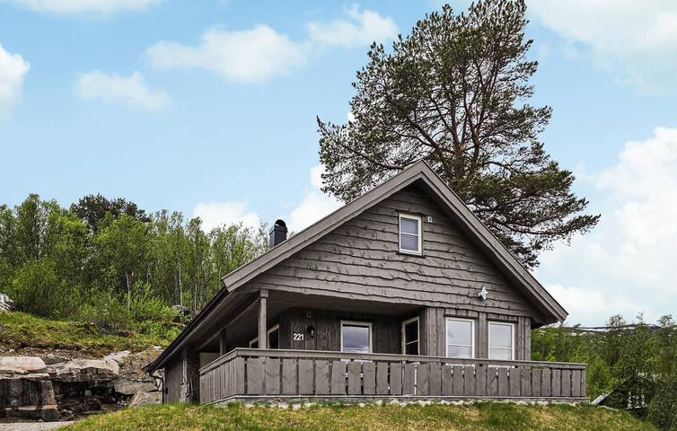 Dom dla 10 osób, z sauna i taras oraz ogród w Hol
