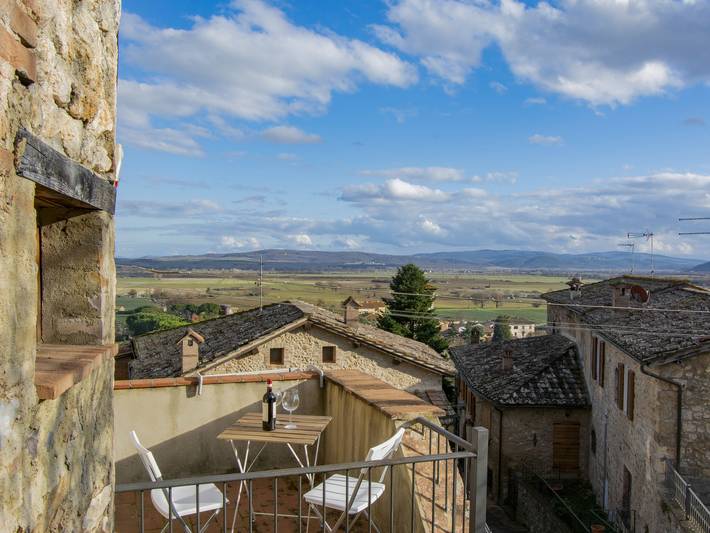 Casa vacanza per 6 persone, con Terrazza e Giardino nonché Panorama a Sovicille