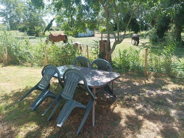 Maison de vacances pour 3 personnes, avec terrasse et jardin