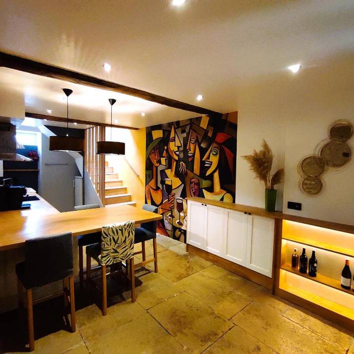 Gîte pour 4 personnes, avec jardin ainsi que vue et piscine à Meuilley