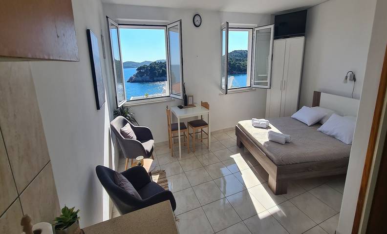 Studio für 2 Personen, mit Meerblick in Grad Dubrovnik - 3