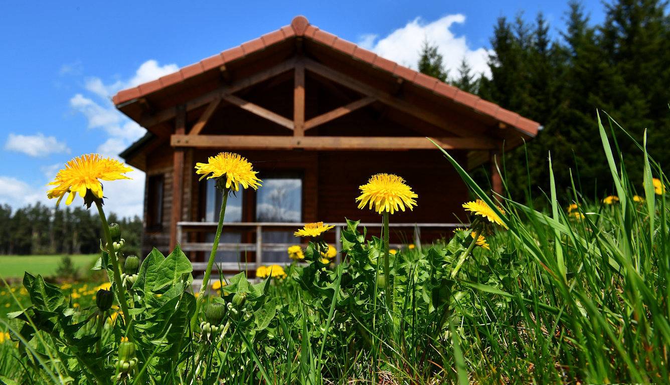 Chalets pleine nature - Site L'Orée du Pichier in Boisset (Haute-Loire), Massif central