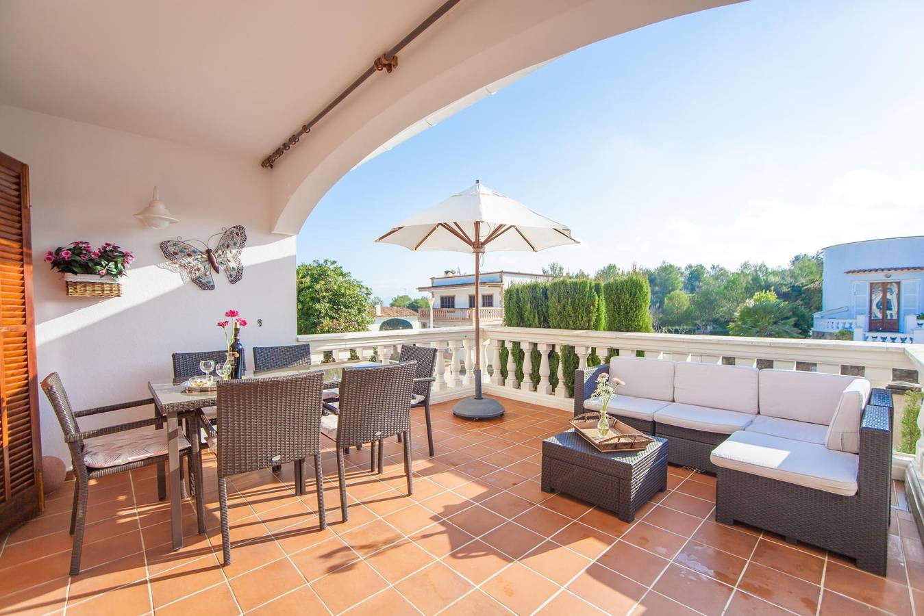 Villa Germanor - Ferienhaus mit Privatgarten und Kostenloss Wifi in Son Serra De Marina in Playa Son Serra de Marina, Santa Margalida