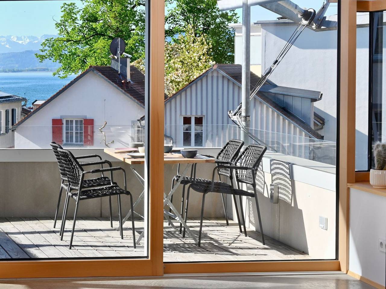 Ganze Wohnung, Ferienwohnung Halbinsel52 I Seesicht – Exklusive Maisonette-Wohnung mit Seesicht in Wasserburg (Bodensee), Bayerisch Schwaben
