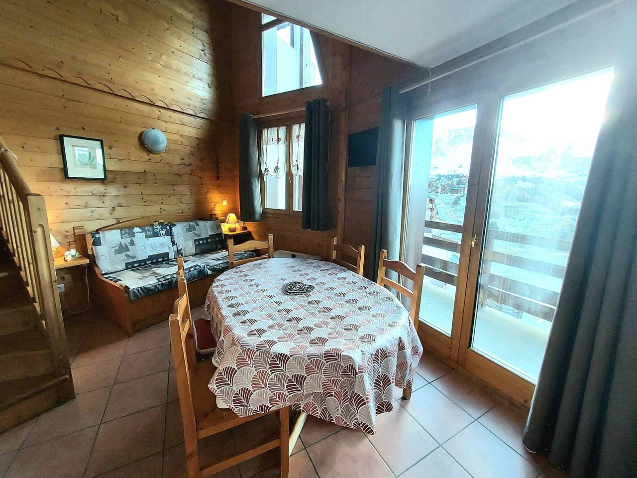 Appartement entier, Appartement 2 pièces, mezzanine, balcon ensoleillé, 6 personnes in La Plagne, La Plagne-Tarentaise