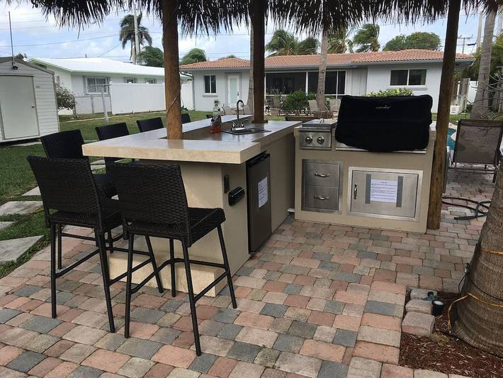 Vacation rental for 6 people, with yard in Pompano Beach