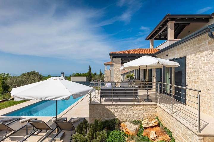 Villa per 8 persone, con Balcone/Terrazza e Giardino nonché Piscina a San Marco
