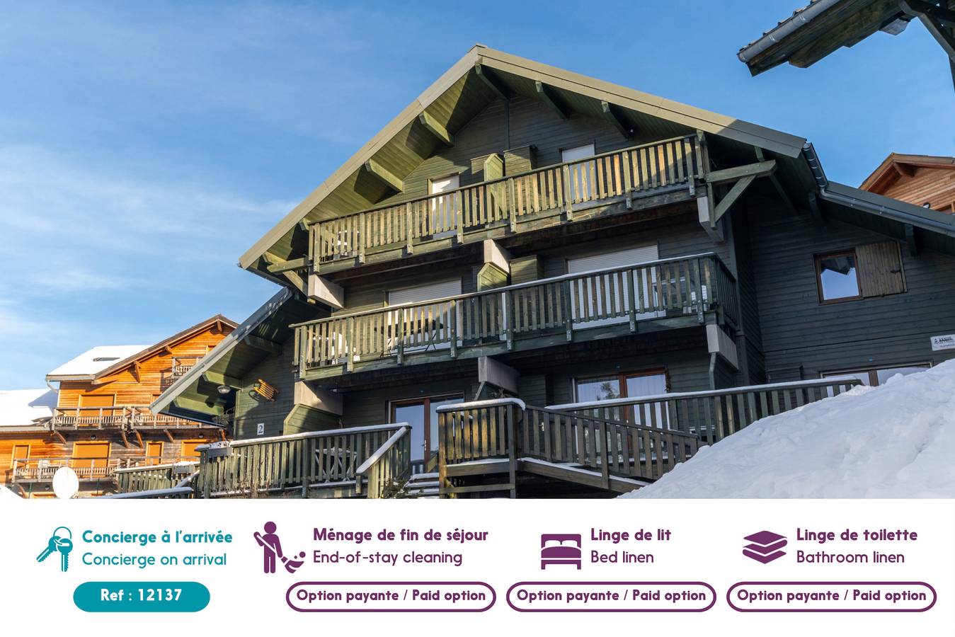 Apartamento entero, À 200m des pistes de ski, appartement pour 4 in La Joue du Loup, Dévoluy (comuna)