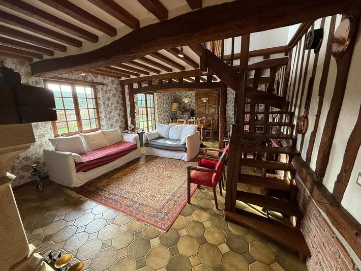 Location de vacances pour 8 personnes, avec jardin, animaux acceptés à Néville - 4