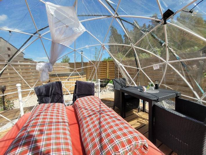 Zelt für 2 Personen, mit Whirlpool und Garten sowie Ausblick in Hohenberg an der Eger - 4