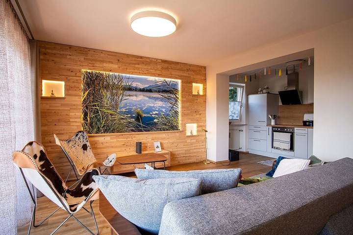 Ferienwohnung für 4 Personen, mit Balkon und Ausblick in Hopfen am See - 3