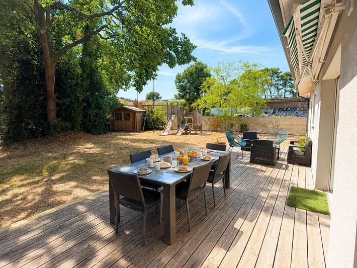 Appartement de vacances pour 6 personnes, avec Terrasse et Jardin