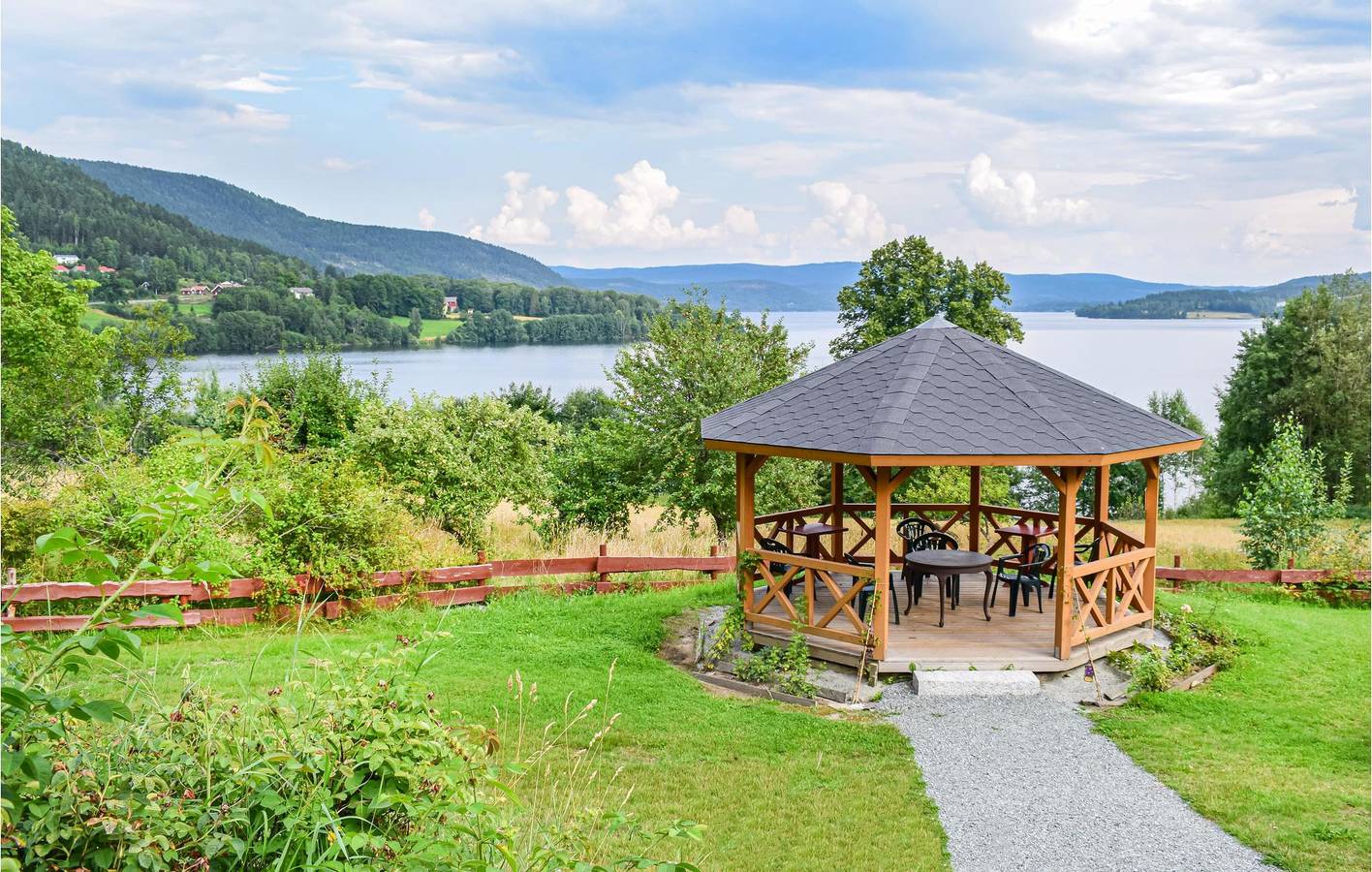 Ferienhaus für 8 Personen mit Garten in Krødsherad
