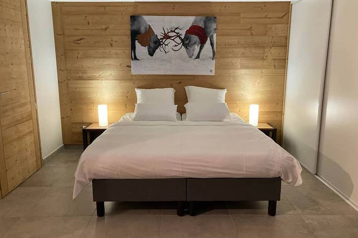 Ganze Wohnung, „Alpin Loft“ in der Residence l’Orée des Pistes in Oz, Nationalpark Écrins