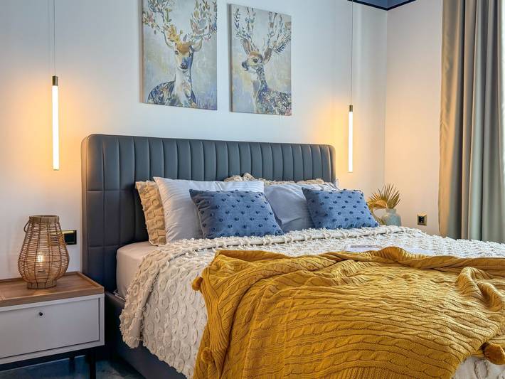 Gîte pour 4 personnes, avec piscine ainsi que sauna et balcon à Alanya - 2