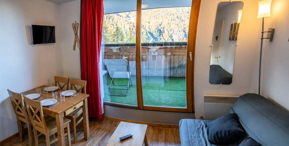 Chalet pour 4 personnes, avec balcon à Les Orres - 3