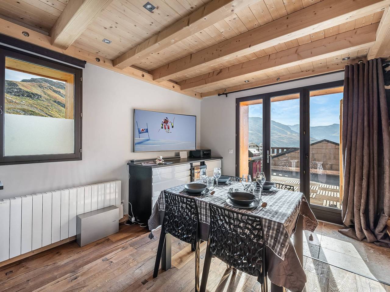 Geheel appartement, Vakantieappartement voor 4 personen met balkon in Val Thorens, Les Trois Vallées