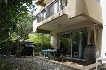 Gîte pour 3 personnes, avec jardin et terrasse, animaux acceptés dans Golf Grand Jardin