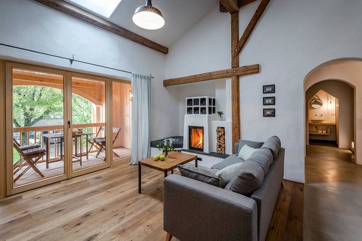 Ferienhaus für 4 Personen, mit Balkon und Whirlpool sowie Terrasse und Garten in Eggstätt - 4