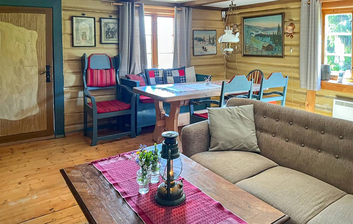 Feriehus for 7 personer med terrasse in Sjusjoen, Ringsaker 