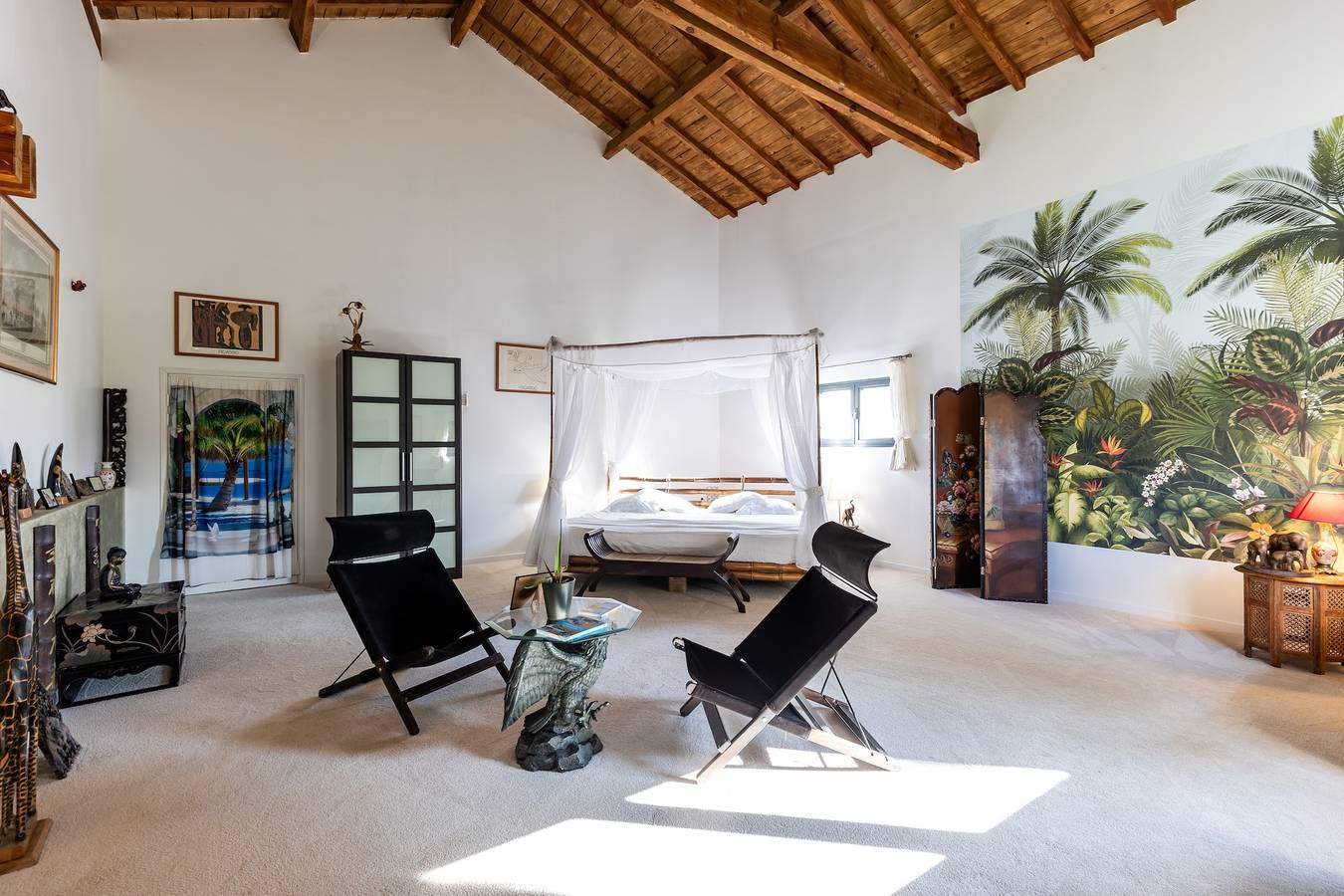 Casa de huéspedes 'Le Palmier Exotique' en Bazas con piscina compartida, terraza y Wi-Fi in Bazas, Región de Langon