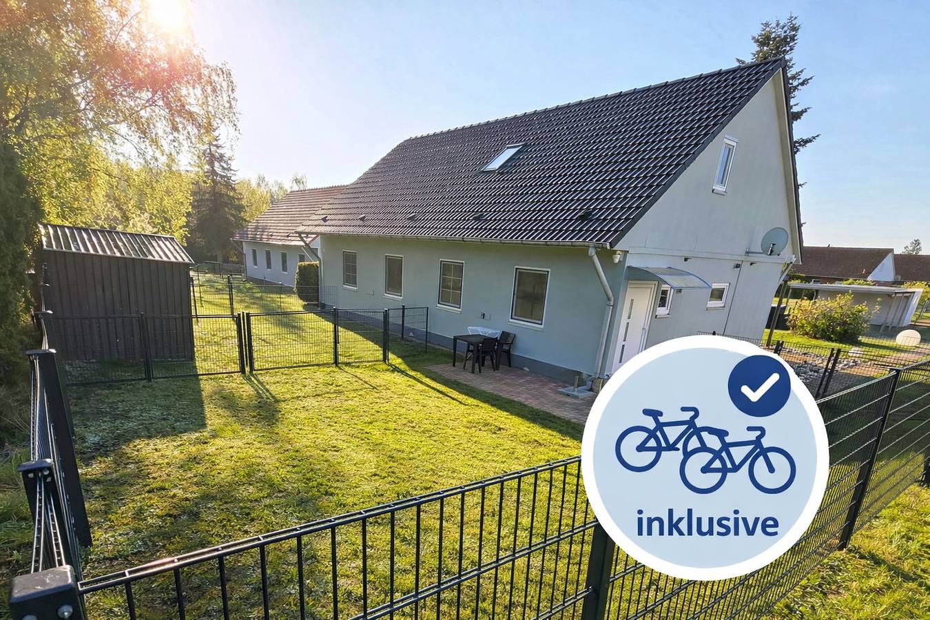 Ganze Ferienwohnung, Ferienwohnung Usedom Familie Stopp Apartment 23a (hundefreundlich eingezäunt) in Lütow, Usedomer Norden