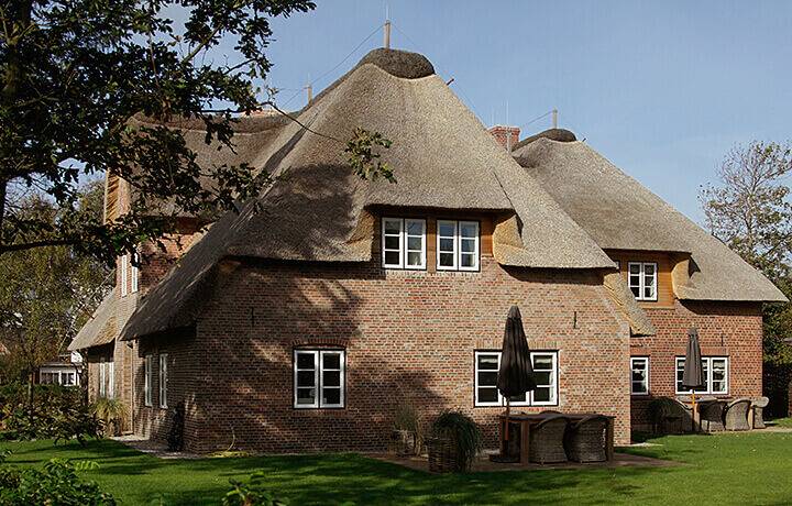 Hausteil Vogelkoje im Klenterhof – Reetdachhaus in Alt-Westerland mit Saunahaus, Sylt in Westerland, Sylt (Gemeinde)