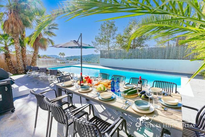 Casa rural para 10 personas, con jardín además de balcón y piscina en Olivella - 3