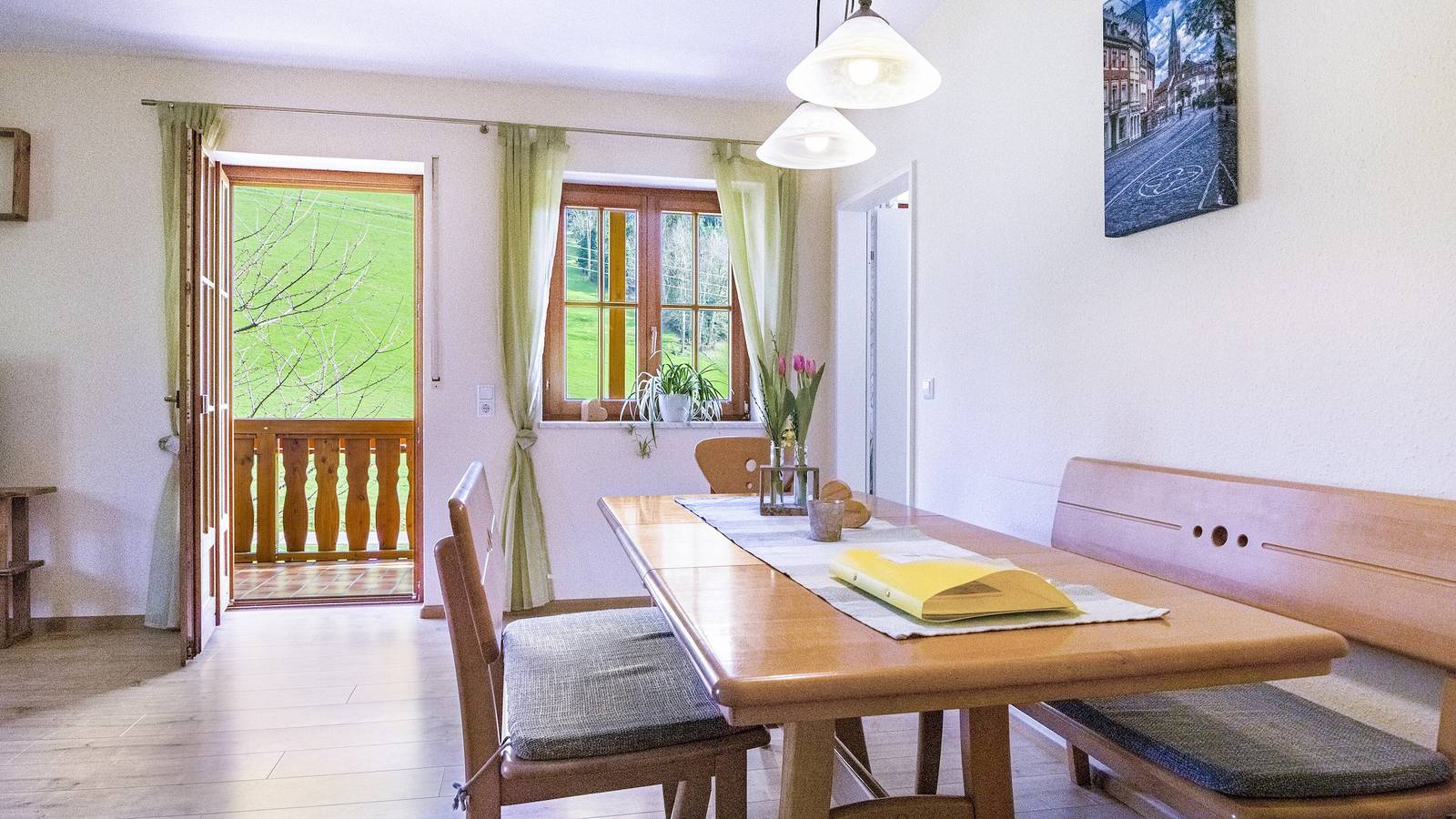 Ganze Wohnung, Ferienwohnung Blick ins Tal in Buchenbach, Südschwarzwald