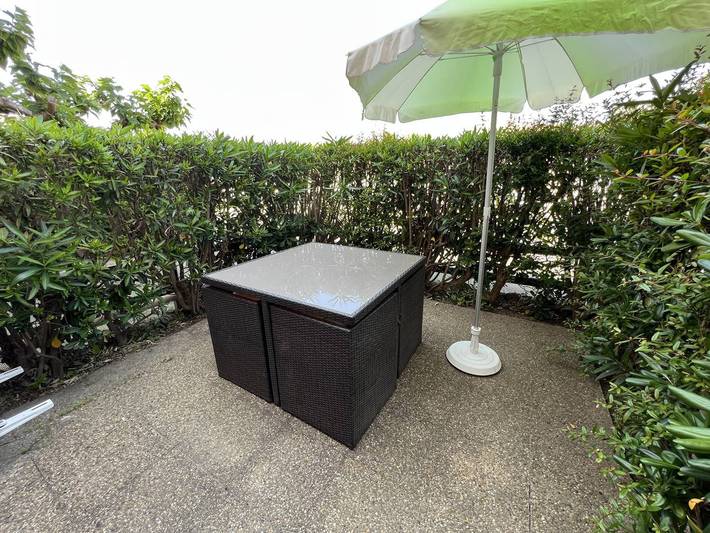 Appartement de vacances pour 4 personnes, avec jardin