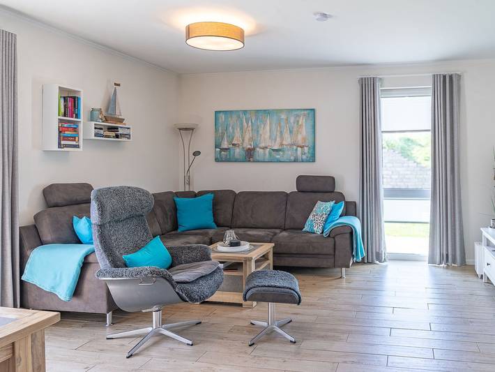 Ferienhaus mit Meerblick für 5 Personen, mit Whirlpool und Garten sowie Sauna, mit Haustier in Holnis - 3