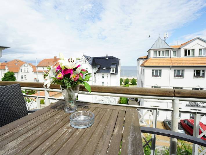 Ferienwohnung für 3 Personen, mit Balkon und Seeblick in Bansin - 3